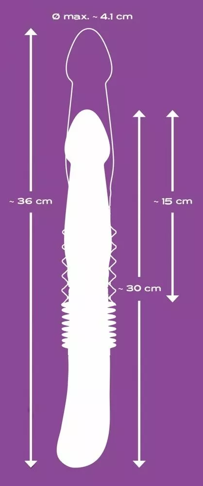 You2Toys Push It - Anaal Vibrator Met Stootfunctie - Afbeelding 7