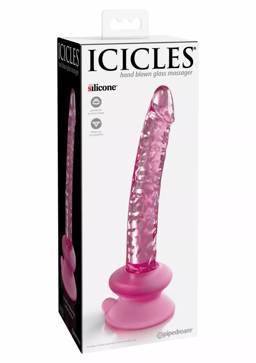 Icicles (Pipedream) Realistische Glazen Dildo Icicles No. 86 - Afbeelding 2