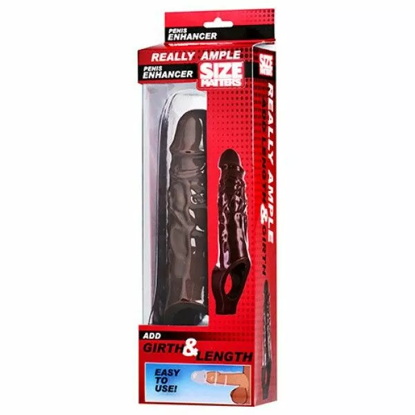 Size Matters Really Ample Penissleeve - Bruin - Afbeelding 3