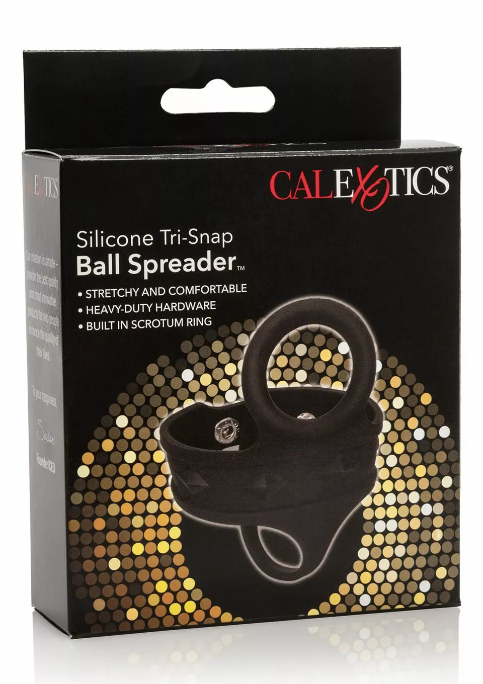 California Exotic Rekbare Ballen Spreider Met Cockring - Afbeelding 2