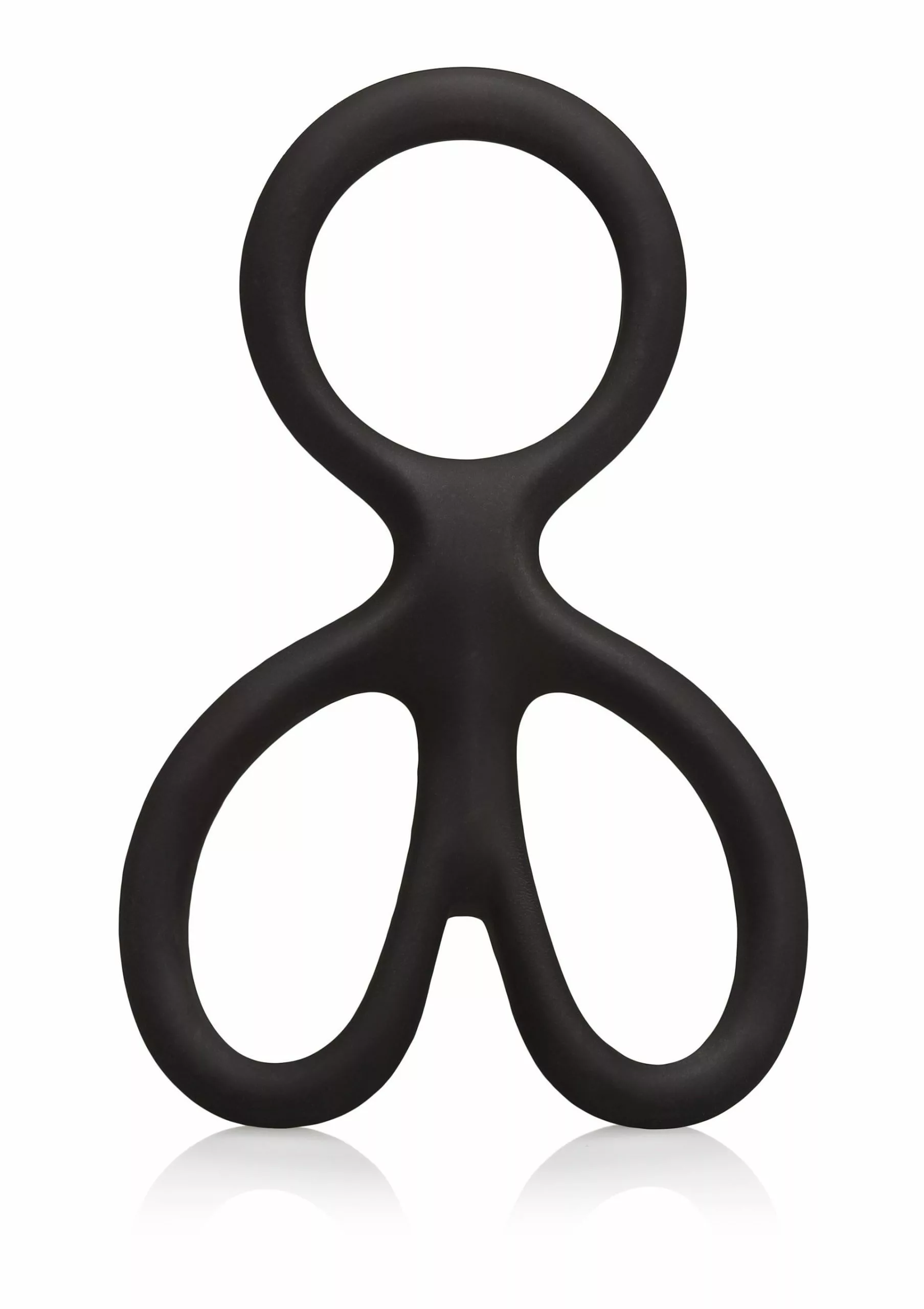 California Exotic Rekbare Ballenspreider - Zwart - Afbeelding 3