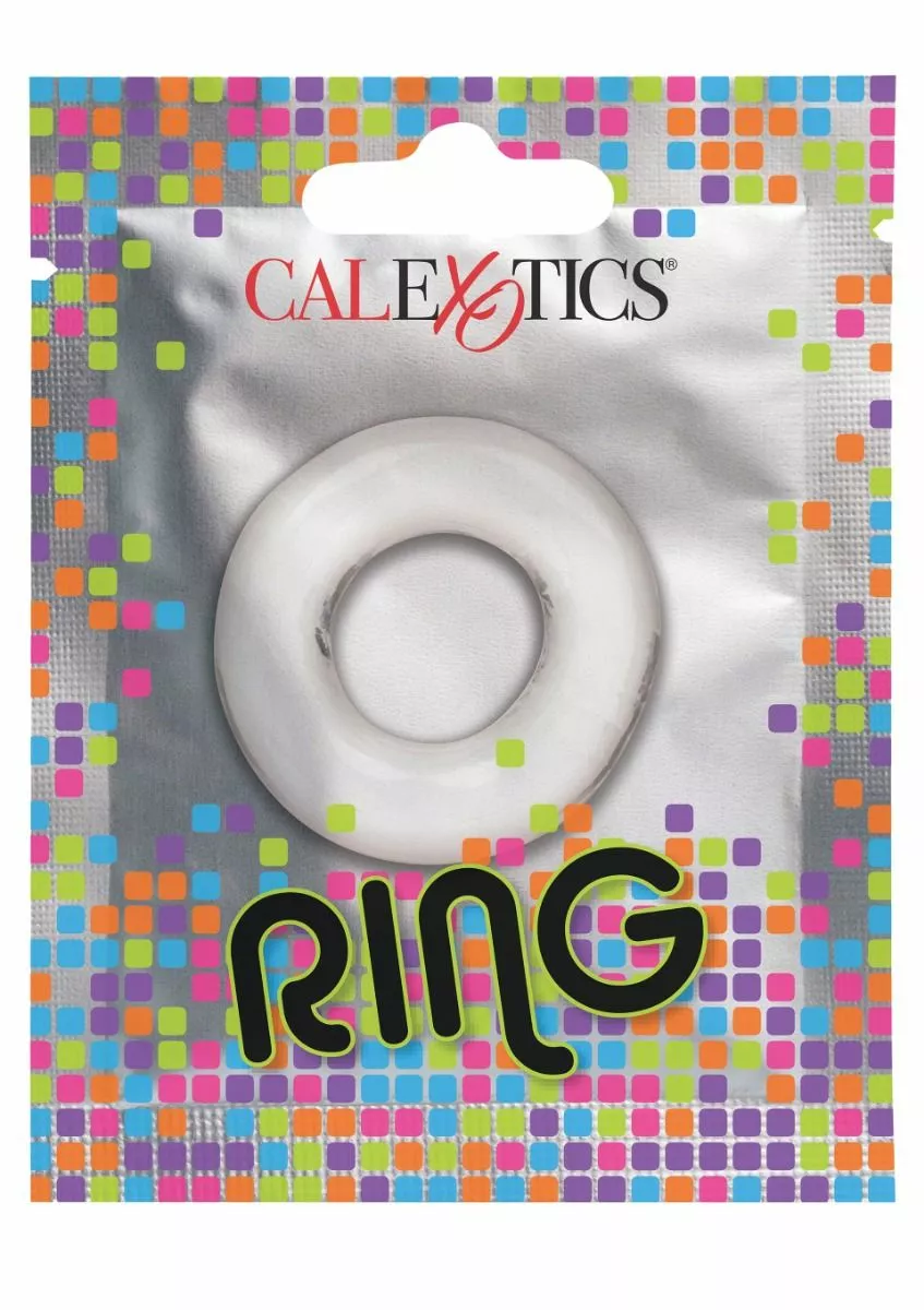 California Exotic Rekbare Cockring CalExotics -Transparant - Afbeelding 6