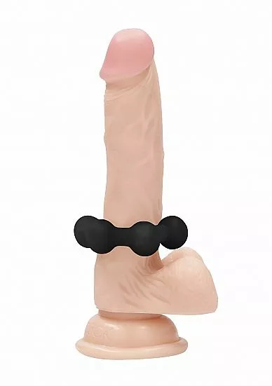 Sono Rekbare Cockring Met Gewicht No. 82 - Zwart - Afbeelding 5