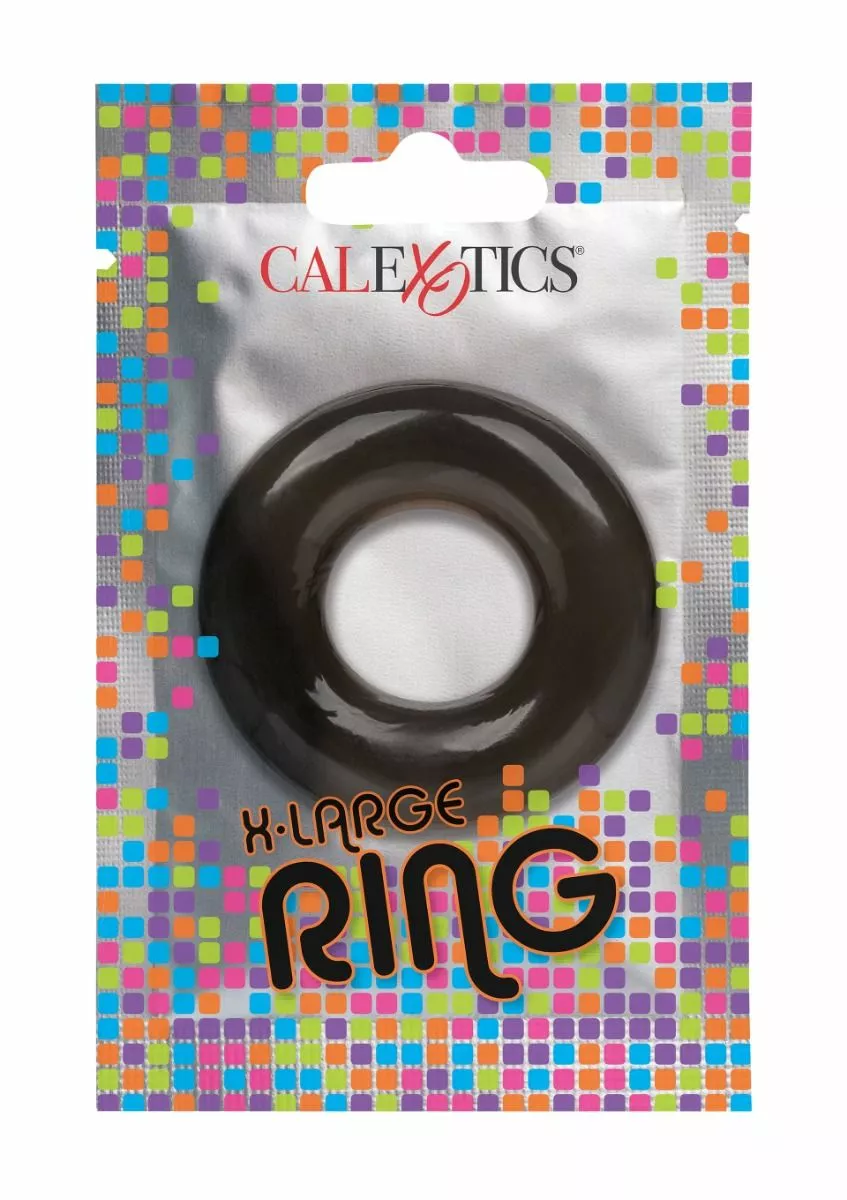 California Exotic Rekbare X-Large Cockring-Zwart - Afbeelding 2