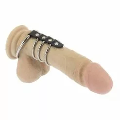 Rimba - Cockring Met Drie Metalen Ringen