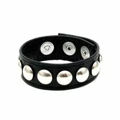 Rimba - Luxe Lederen Cockring Met Studs