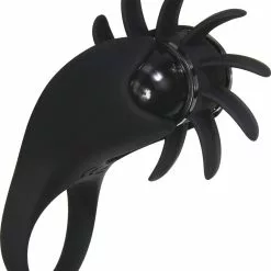 Zero Tolerance Cockring Leader Met Clitoris Stimulator Zwart