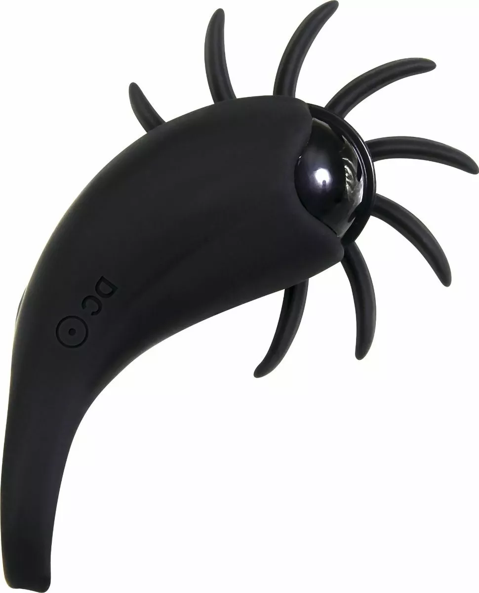 Zero Tolerance Cockring Leader Met Clitoris Stimulator Zwart - Afbeelding 2