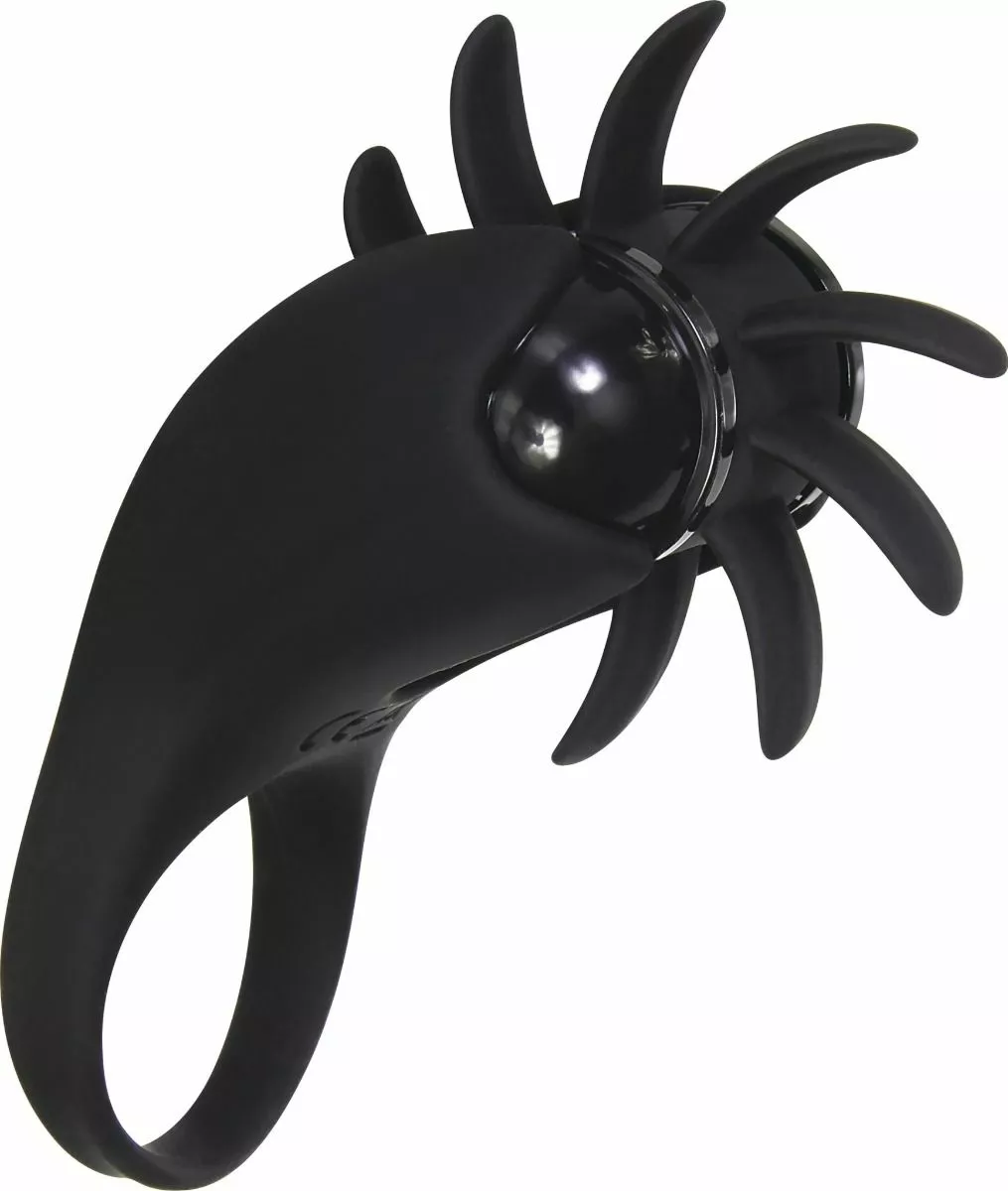 Zero Tolerance Cockring Leader Met Clitoris Stimulator Zwart