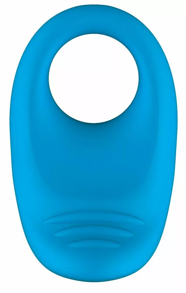 Romp Vibrerende Cockring Juke - Blauw - Afbeelding 6