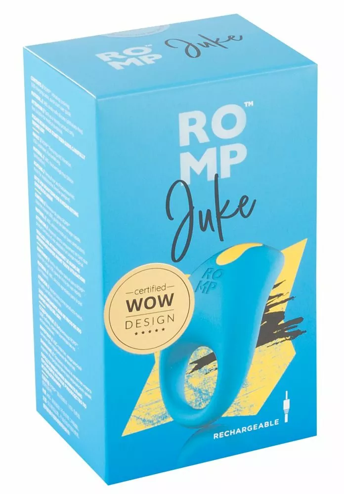 Romp Vibrerende Cockring Juke - Blauw - Afbeelding 2