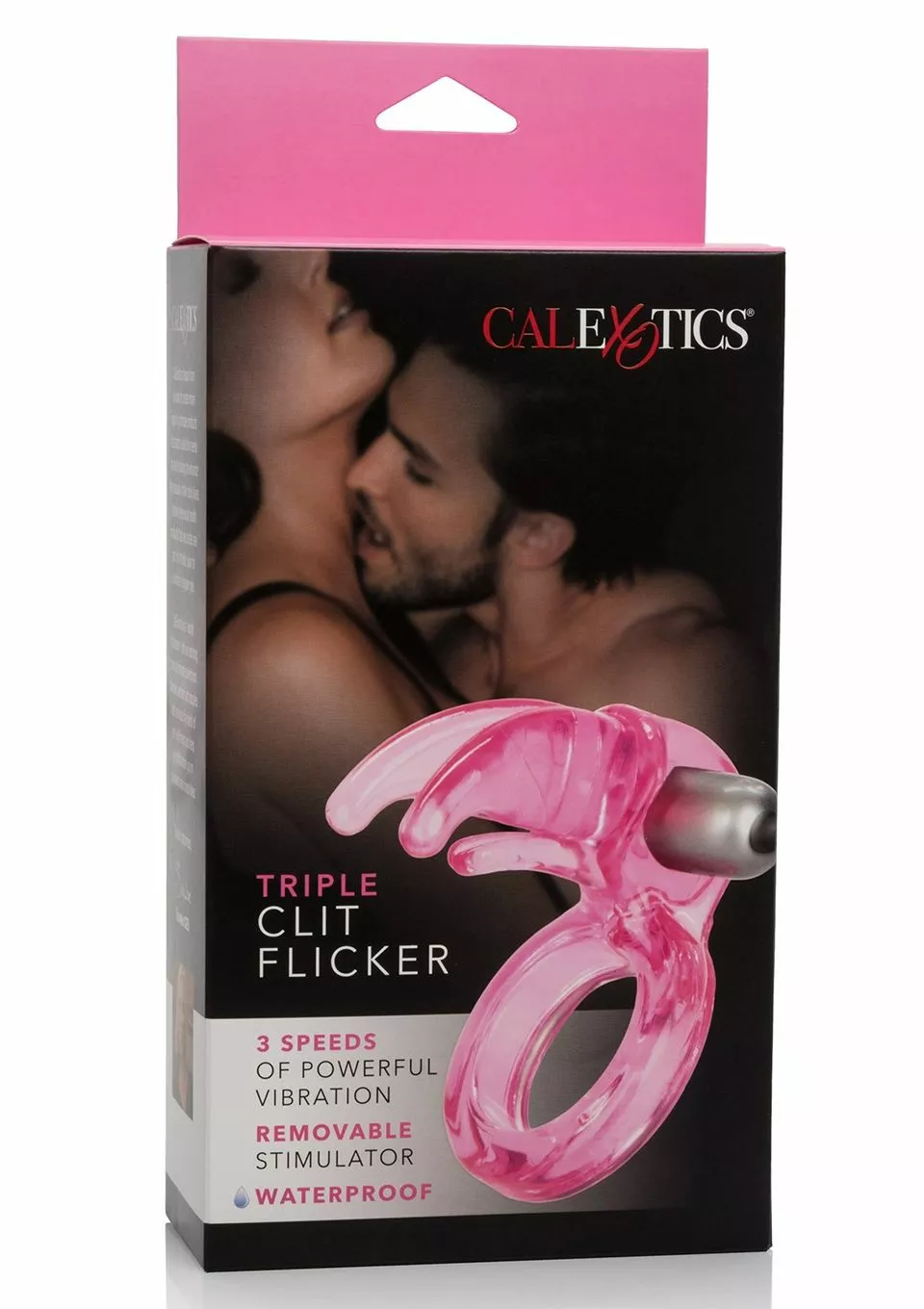 California Exotic Roze Vibrerende Cockring Met Bullet - Afbeelding 2