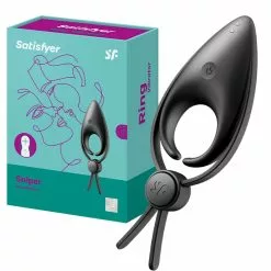 Satisfyer Sniper Vibrerende Cockring - Zwart