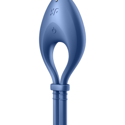 Satisfyer Vibrerende Cockring Bullseye - Blauw