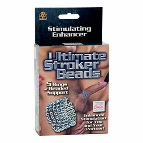 California Exotic Penisring Met Kralen Ketting - Afbeelding 3