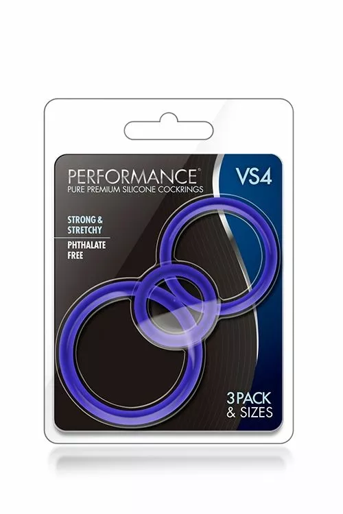 Blush Set Van 3 Cockringen - Blauw - Afbeelding 2