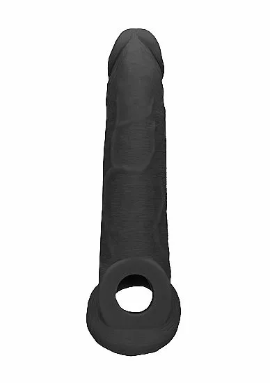 RealRock Penis Sleeve 21.5 - Zwart - Afbeelding 4