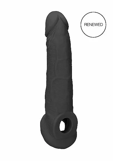 RealRock Penis Sleeve 21.5 - Zwart