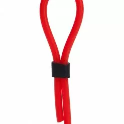 California Exotic Silicone Stud Lasso Penisring - Rood
