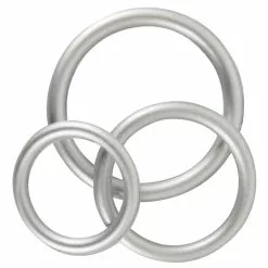 You2Toys Siliconen Cockringen Set - Metalic