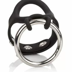 California Exotic Siliconen / RVS Cock En Ball Set