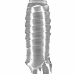 Sono No.36 - Geribbelde Penis Sleeve - Transparant