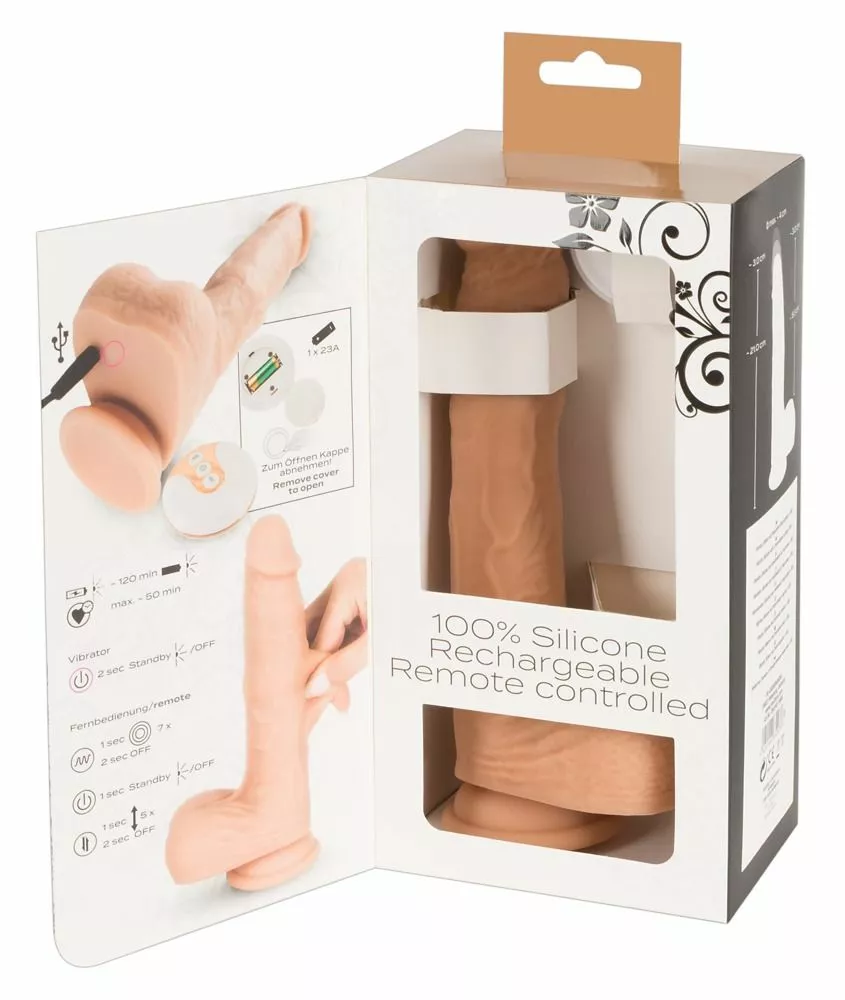 You2Toys Stotende Dildo Met Afstandsbediening Huidskleur - Afbeelding 10