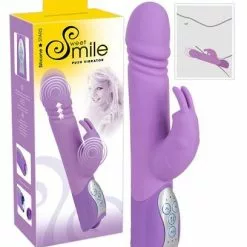 Sweet Smile Stotende Paarse Rabbit Vibrator