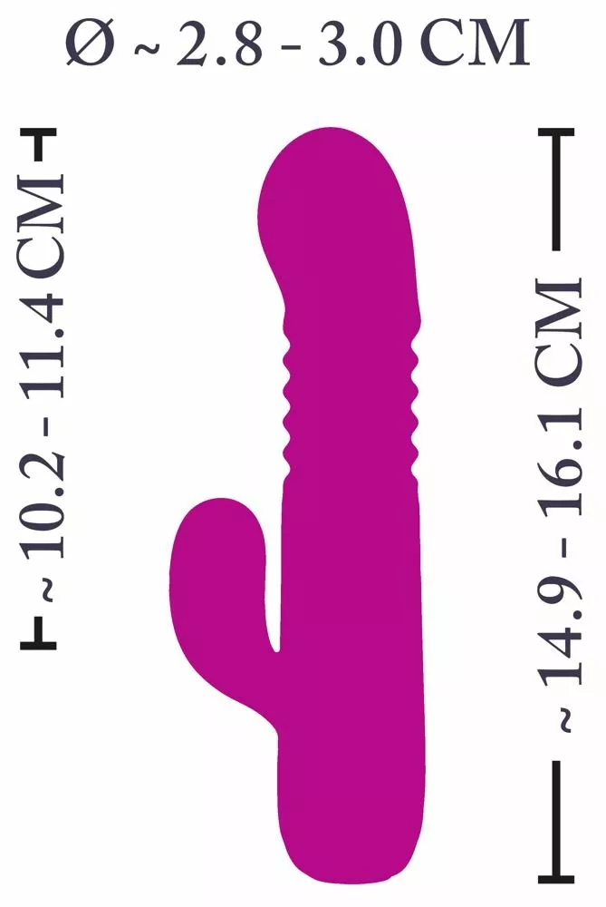 XOUXOU Stotende Vibrator Met Clitoris Stimulatie - Afbeelding 2