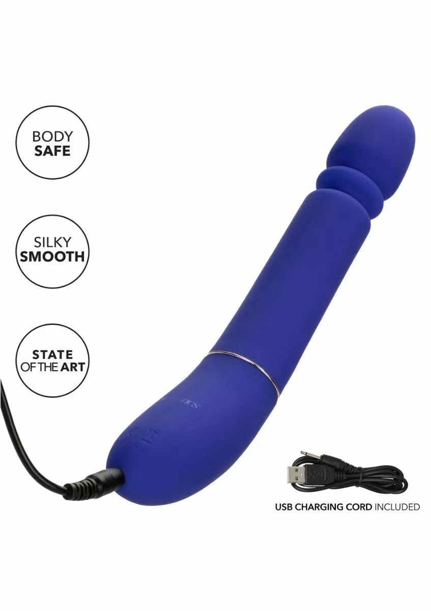 California Exotic Stotende Vibrator Slim Thumper - Blauw - Afbeelding 5
