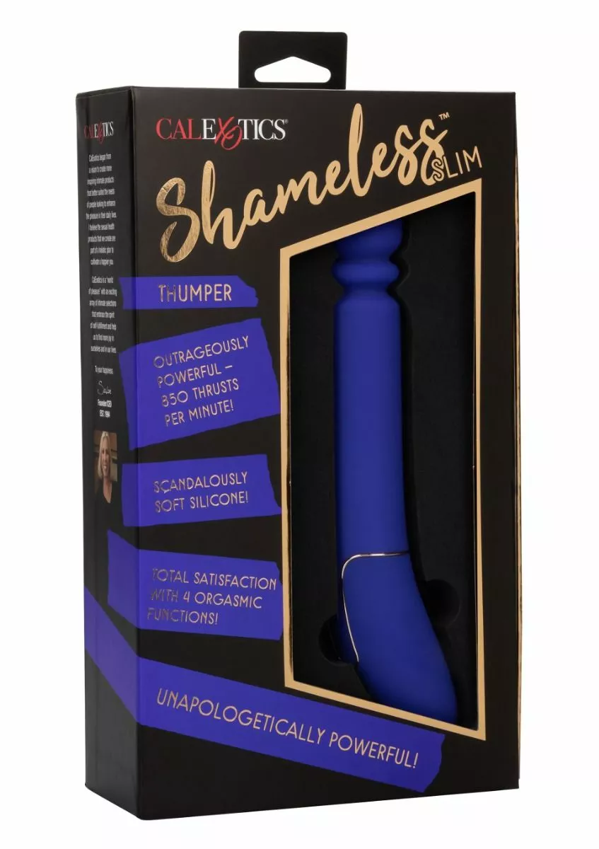 California Exotic Stotende Vibrator Slim Thumper - Blauw - Afbeelding 6
