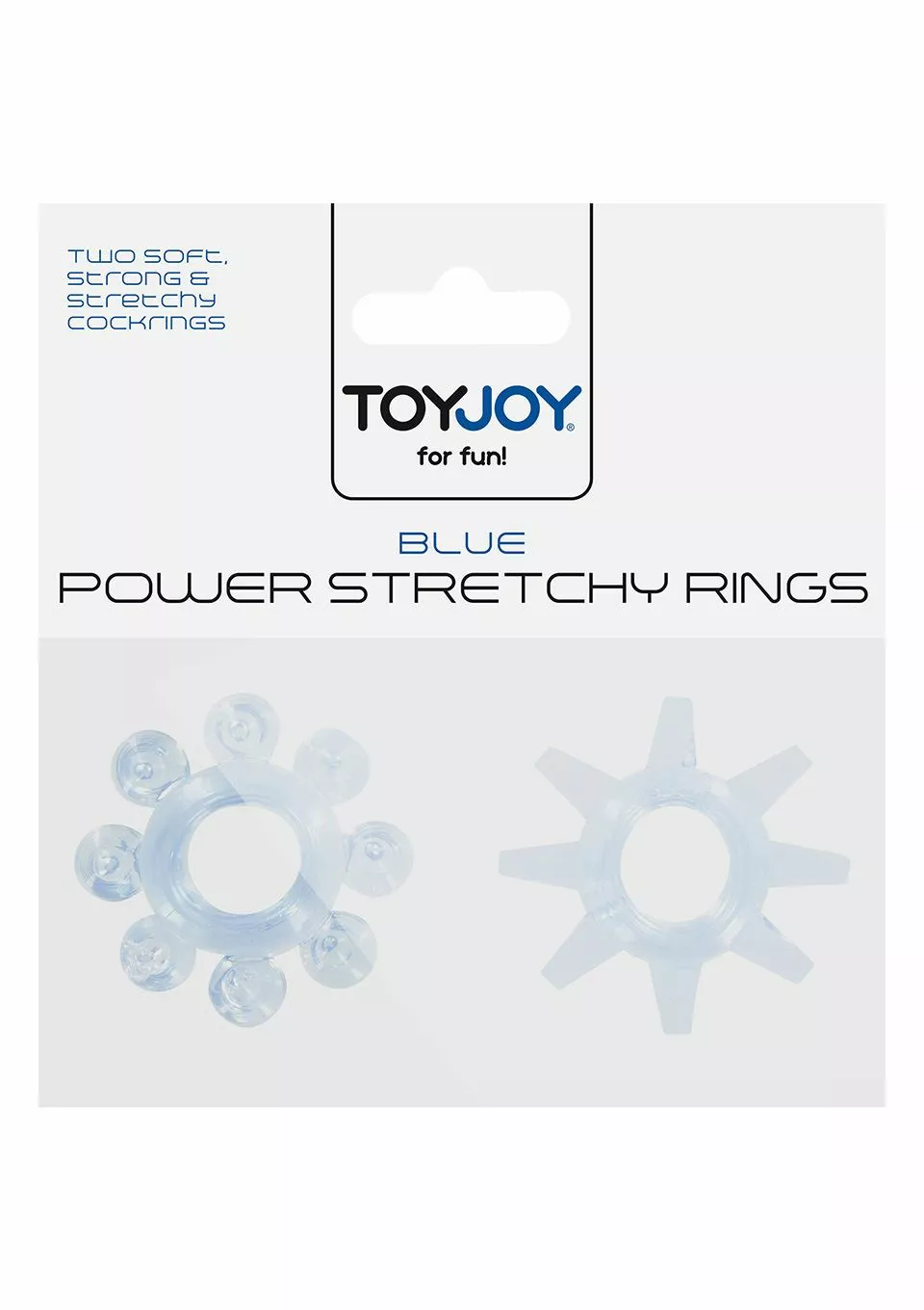 ToyJoy Stretchy Cockringen - Blauw - Afbeelding 2