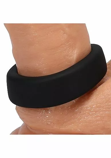 Doc Johnson The Big O Cockring - Zwart - Afbeelding 5