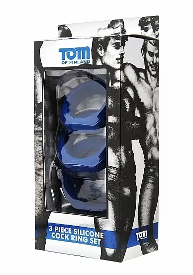 Tom Of Finland - Blauwe Cockringen Set - Afbeelding 2