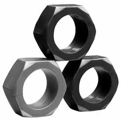 Tom Of Finland - Set Van 3 Metalic Cockringen