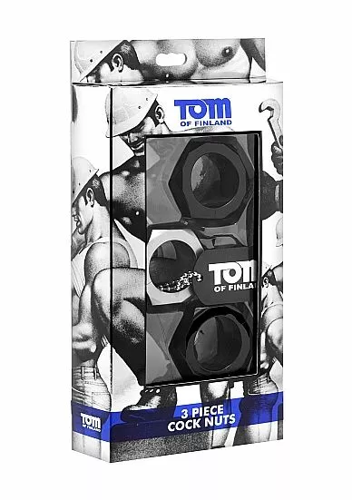 Tom Of Finland - Set Van 3 Metalic Cockringen - Afbeelding 2