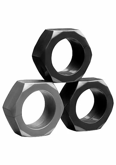 Tom Of Finland - Set Van 3 Metalic Cockringen