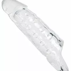 Tom Of Finland Verlengende Penissleeve Van Siliconen - Transparant
