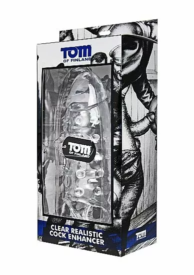 Tom Of Finland Verlengende Penissleeve Van Siliconen - Transparant - Afbeelding 2