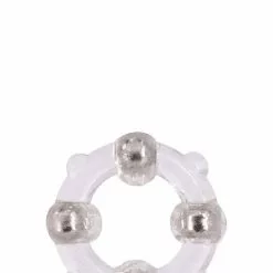 Menzstuff Transparante Cockring Met Beads