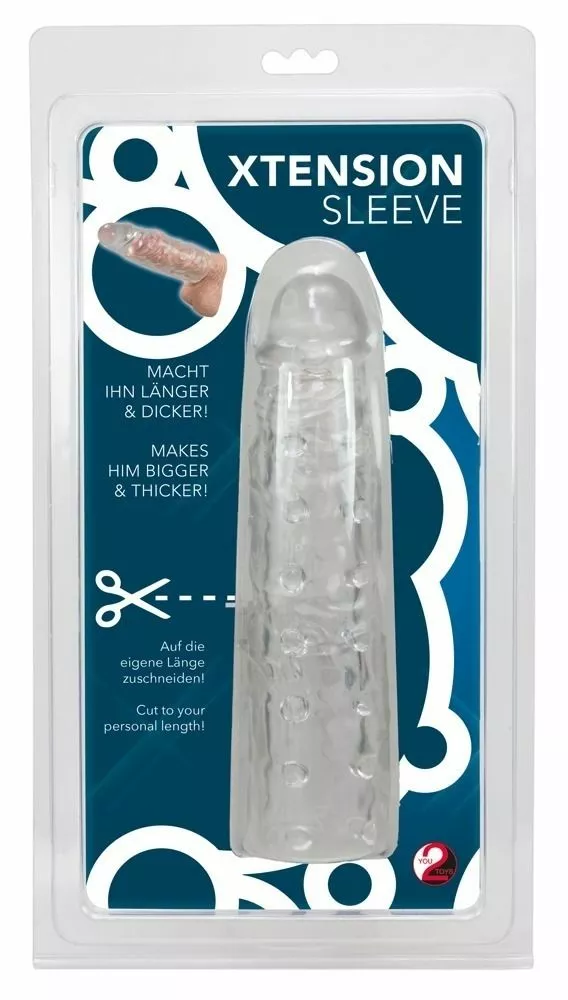 You2Toys Transparante En Verlengende Penis Sleeve - Afbeelding 4