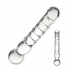 Glas Transparante Glazen Dildo - Joystick