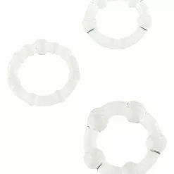 Scala Selection Transparante Rekbare Cockringen - Set Van 3