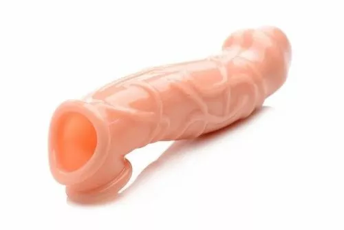 Size Matters Verlengende Penis Sleeve - Huidskleur - Afbeelding 4