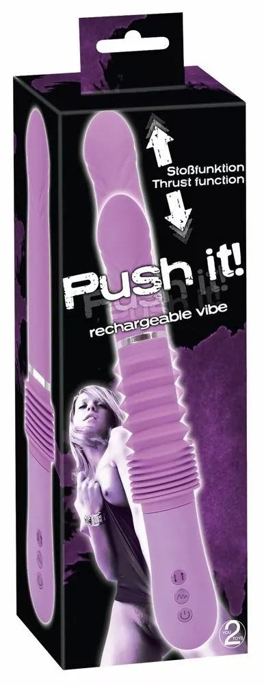 You2Toys Stotende Vibrator - Push It Paars - Afbeelding 8
