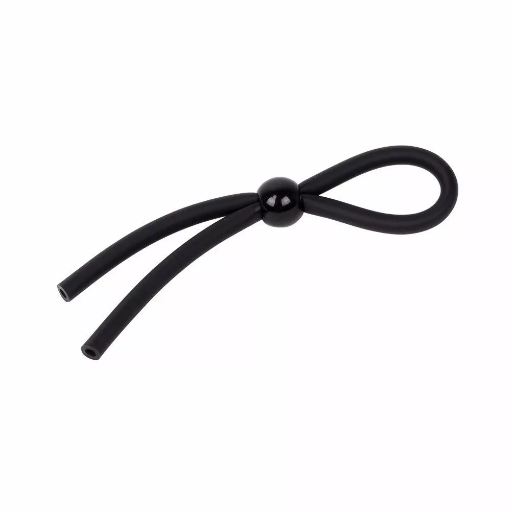 Kiotos Verstelbare Cockring The Strangler - Zwart