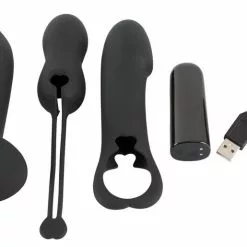 Black Velvets Vibrator Kit Met Afstandsbediening - Zwart
