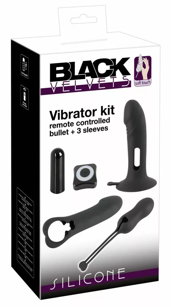 Black Velvets Vibrator Kit Met Afstandsbediening - Zwart - Afbeelding 5