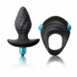 Rocks Off Vibrerende Buttplug Met Cockring - 10-Speed