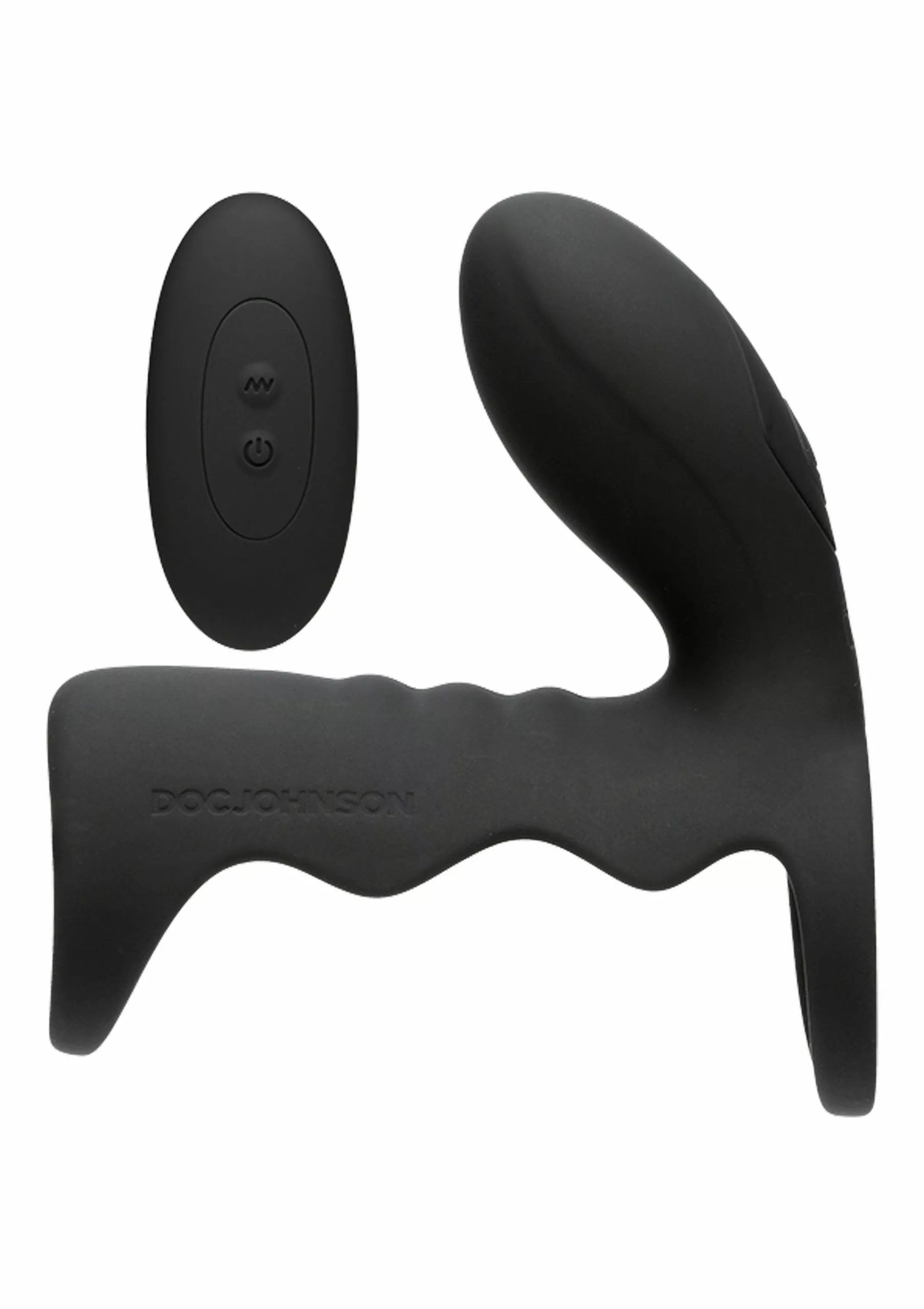 Doc Johnson Vibrerende Cock Cage Met Afstandsbediening - Zwart - Afbeelding 2